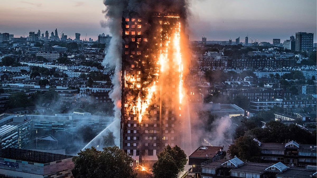 | Photo: AP : A public inquriy into the Grenfell Tower Blaze found that all 72 deaths were "avoidable" 